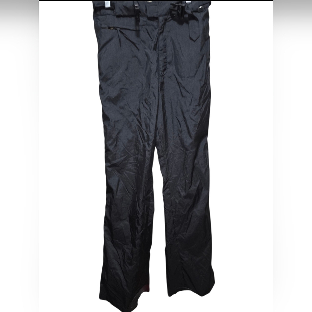 Sunice Black Snow Pants Waterproof Rain Golf Ski Soft Shell Sz‎ S 30" Long Nylon